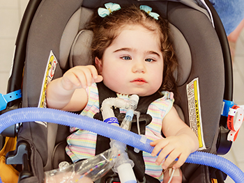 Brecklynn reaching out