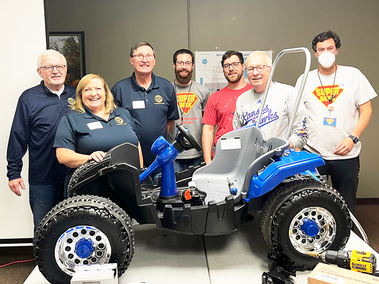 OP South Rotary Helps Build Cars