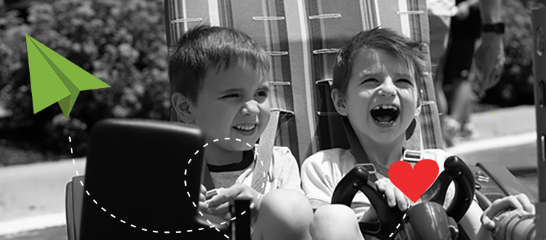 Topher and his brother in Topher's car